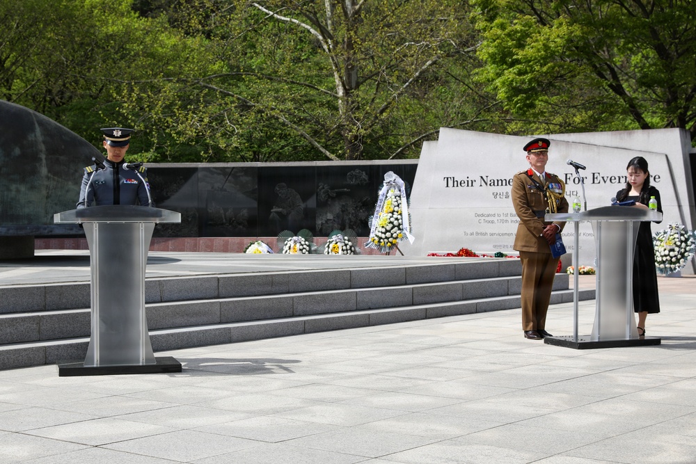 75th Anniversary Battle of the Imjin River Commemoration Ceremony