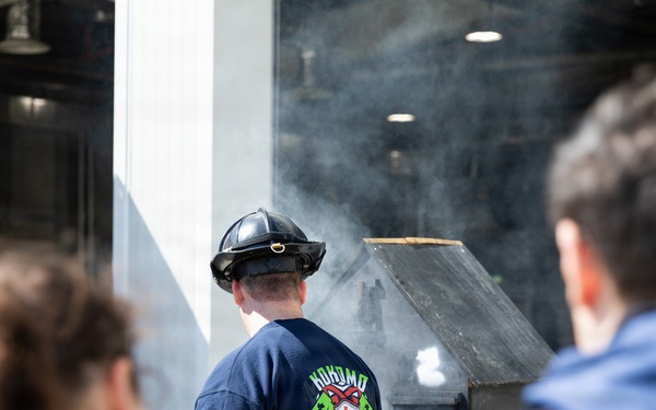 Salvation Army Scouts from the Romania Division visit Mihail Kogălniceanu Air Base