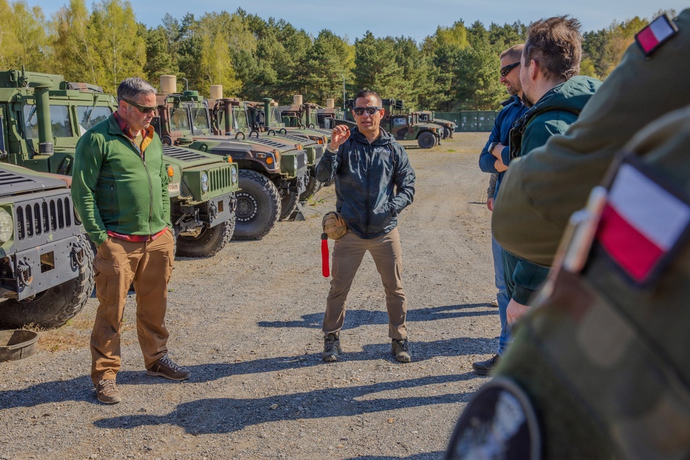 European Physical Security Officer Course, Motor Pool Security Operations.
