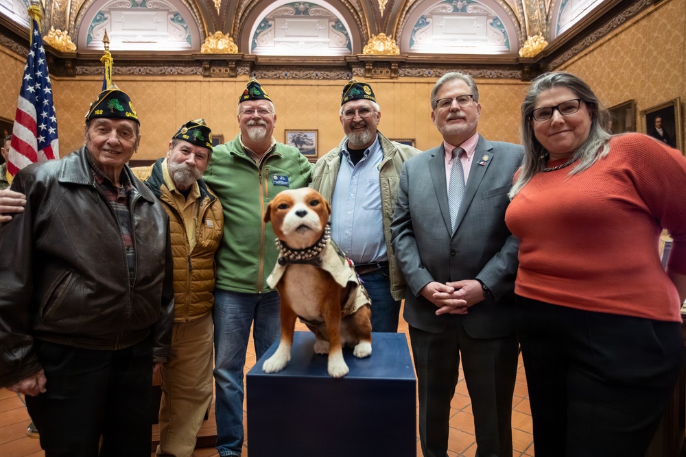 New Sgt. Stubby Statue Unveiled in Hartford Honors Connecticut Military Heritage