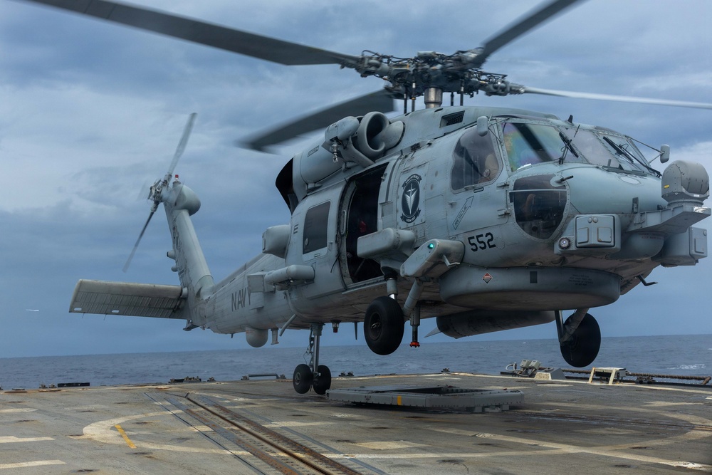 Flight Operations Onboard USS Truxtun