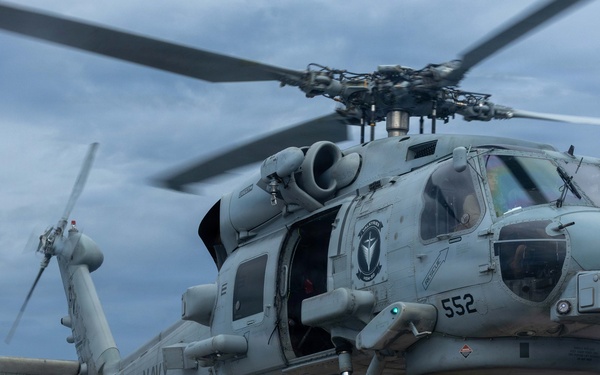 Flight Operations Onboard USS Truxtun