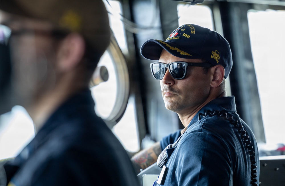 Sea-and-Anchor Evolution Onboard USS Truxtun