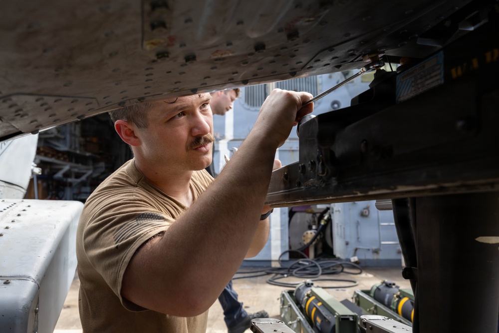 Aviation Maintenance Onboard USS Truxtun