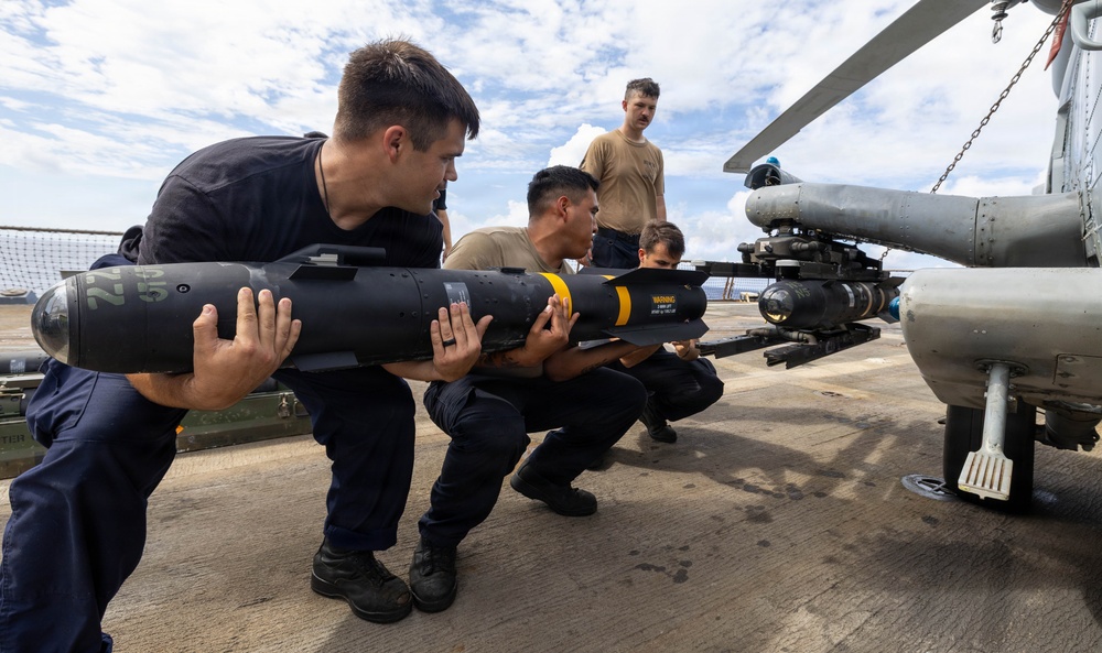 Flight Operations Onboard USS Truxtun