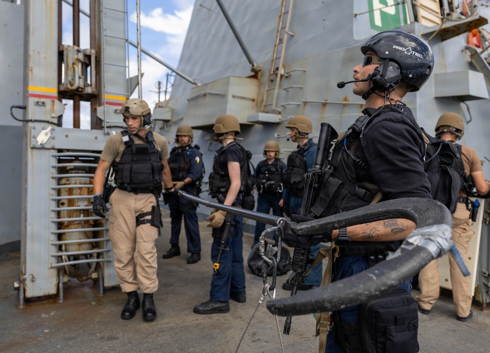 VBSS Training Onboard USS Truxtun