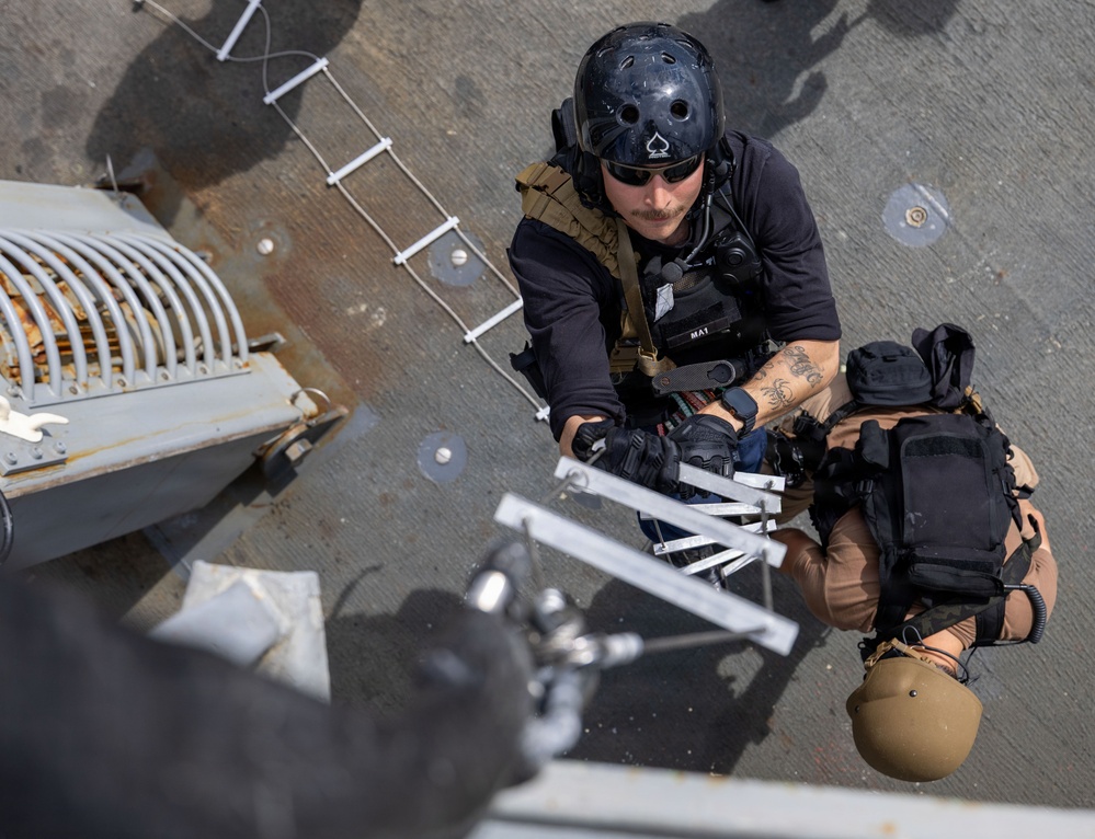 VBSS Training Onboard USS Truxtun