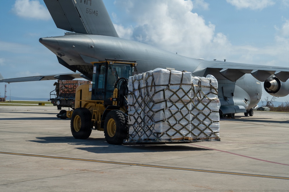 Relief arrives in Saipan as 36th CRS responds to Typhoon Sinlaku