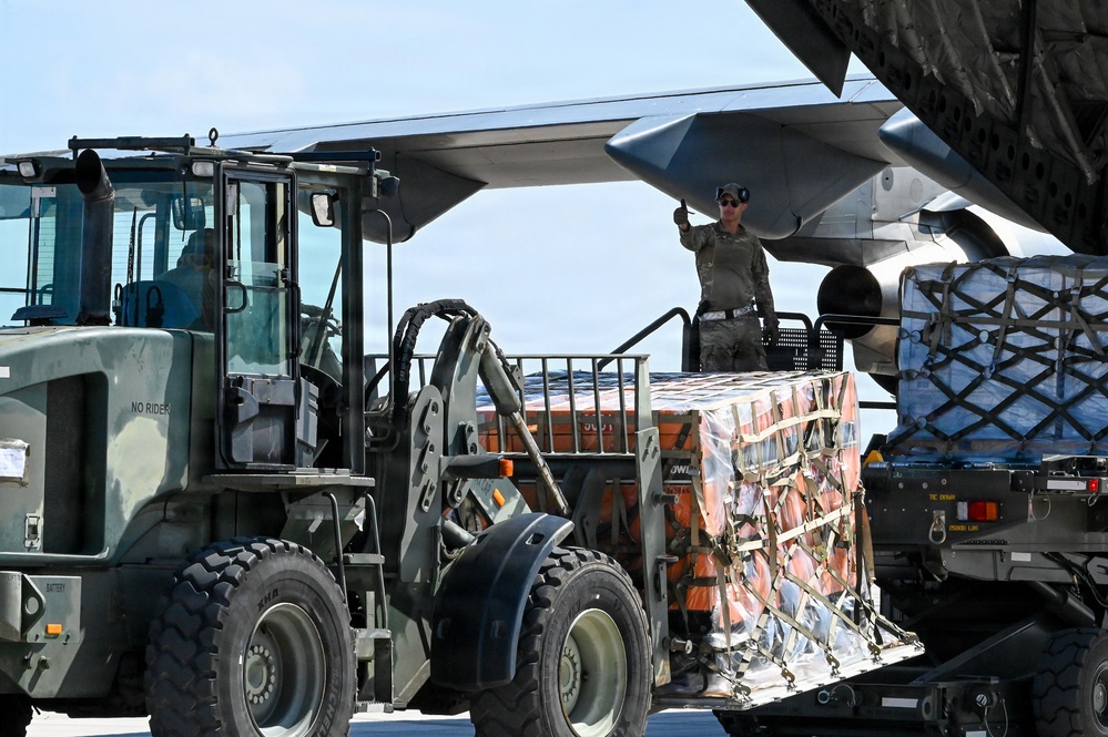 Relief arrives in Saipan as 36th CRS responds to Super Typhoon Sinlaku