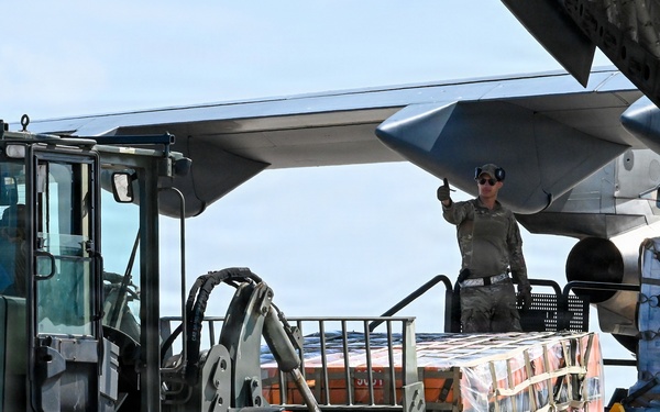 Relief arrives in Saipan as 36th CRS responds to Super Typhoon Sinlaku