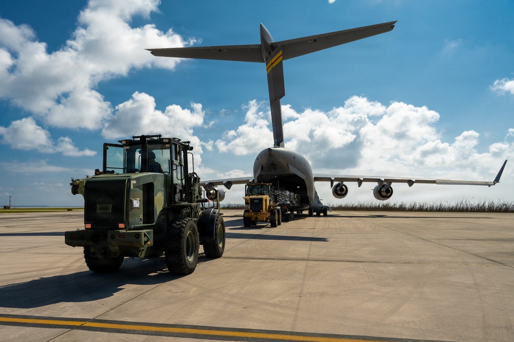 Relief arrives in Saipan as 36th CRS responds to Typhoon Sinlaku