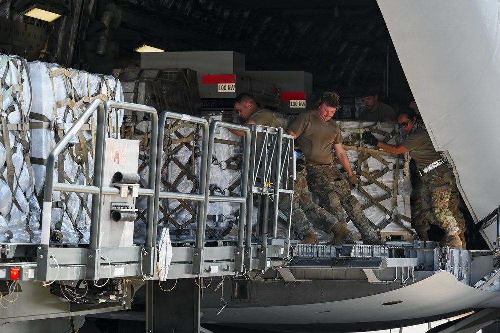 Relief arrives in Saipan as 36th CRS responds to Typhoon Sinlaku