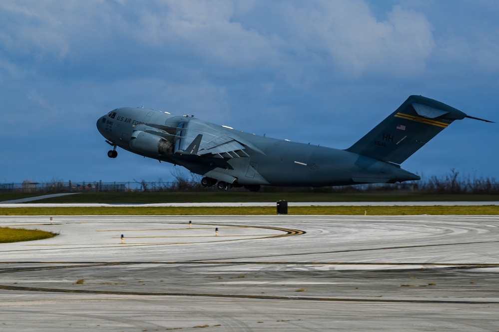 Relief arrives in Saipan as 36th CRS responds to Typhoon Sinlaku