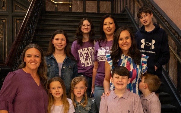 Month of the Military Child proclamation event at SC State House