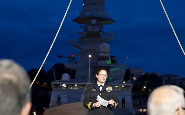 U.S. Navy Hosts Reception aboard USNS Marie Tharp (T-AGS-66)