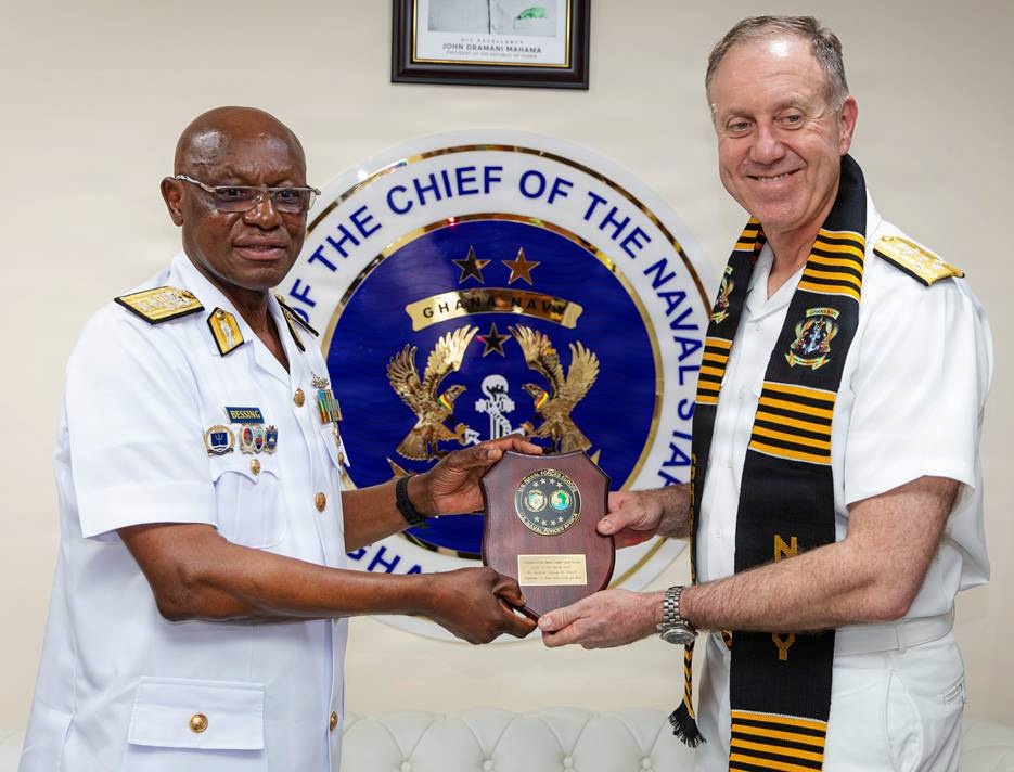 U.S. Naval Forces Africa Visits Accra to Advance Maritime Cooperation with Ghana