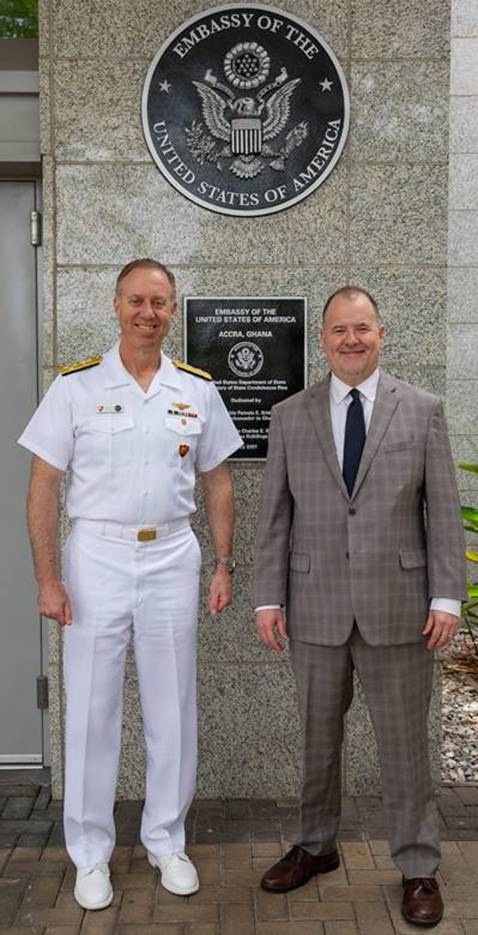 U.S. Naval Forces Africa Visits Accra to Advance Maritime Cooperation with Ghana