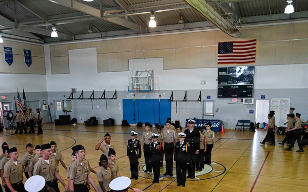 NAVSTA Rota NJROTC Pass-In-Review