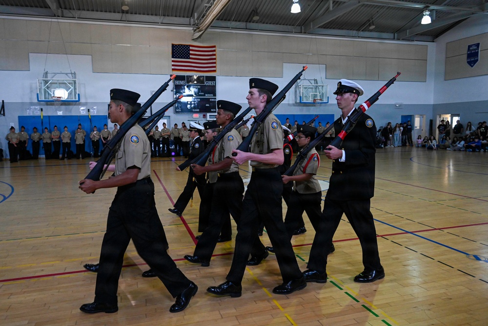 NAVSTA Rota NJROTC Pass-In-Review