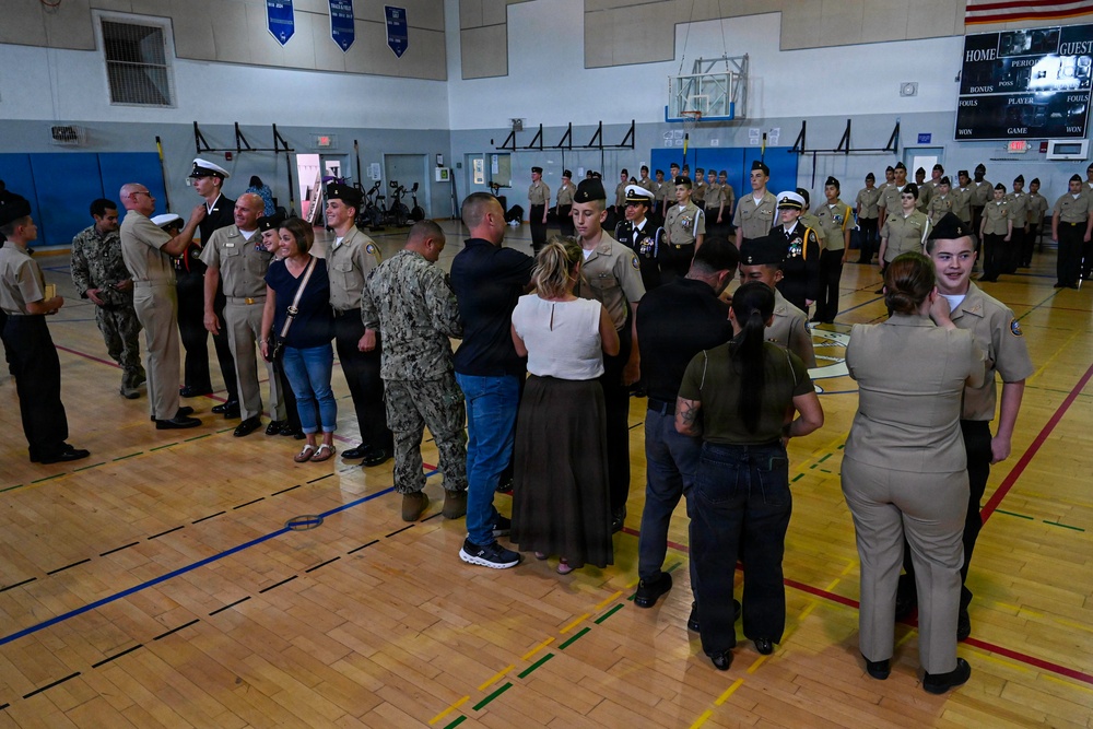 NAVSTA Rota NJROTC Pass-In-Review