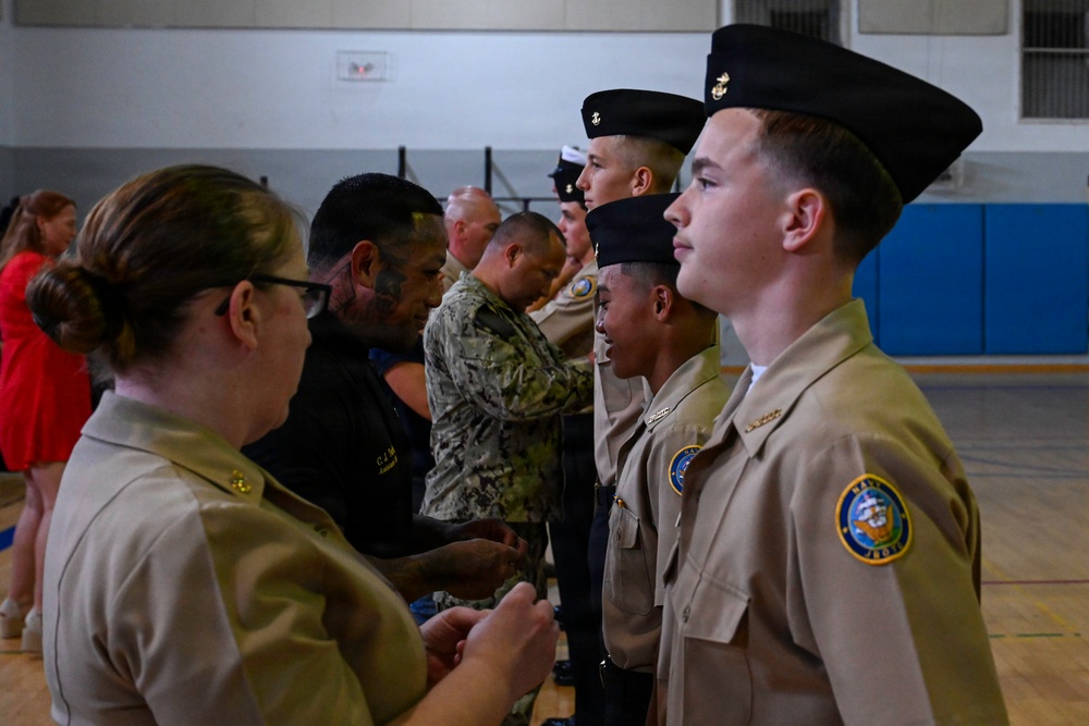 NAVSTA Rota NJROTC Pass-In-Review