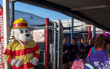 Tyndall Academy celebrates Purple Up Day