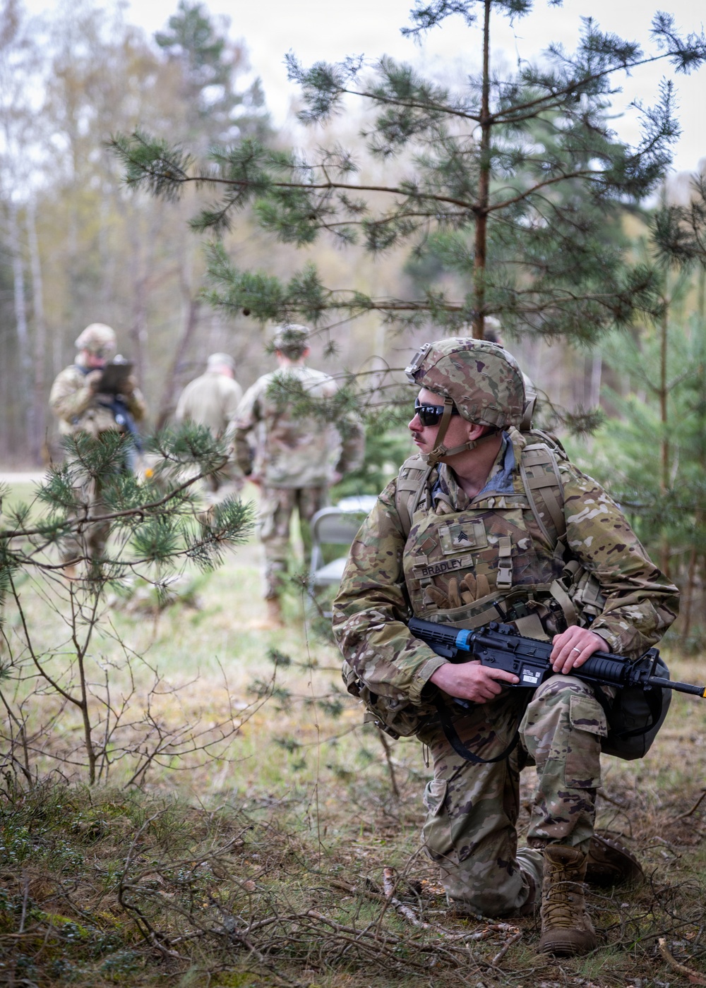 7th MSC Soldiers Compete in Best Squad Competition