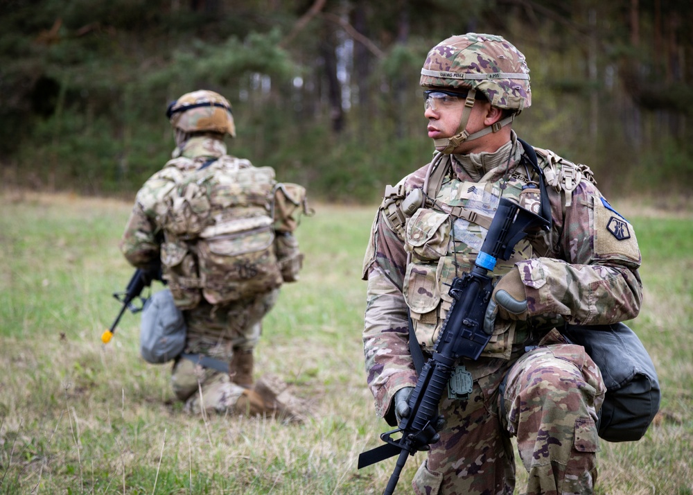 7th MSC Soldiers Compete in Best Squad Competition