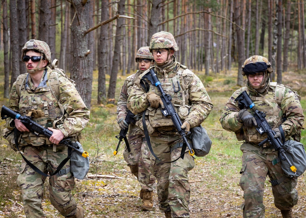 7th MSC Soldiers Compete in Best Squad Competition