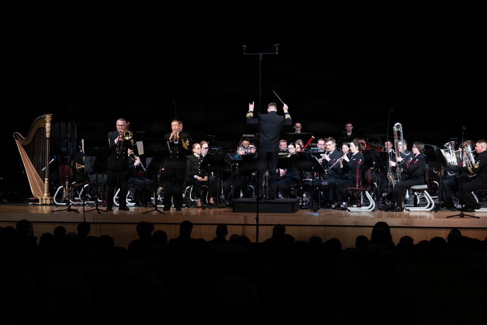 U.S. Navy Band performs at Phillipsburg High School