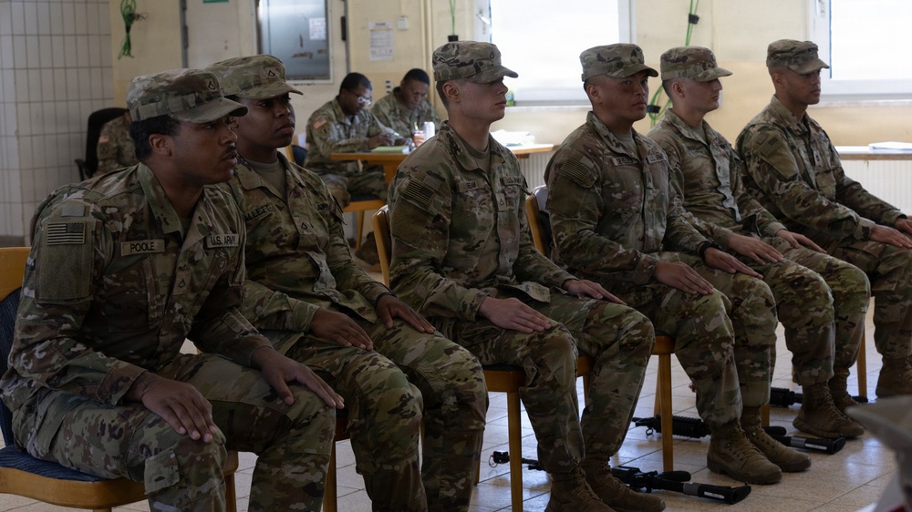 21st Theater Sustainment Command Best Squad Board