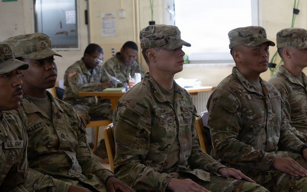 21st Theater Sustainment Command Best Squad Board