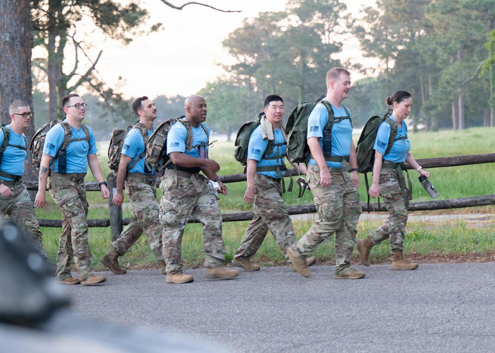 WOTS Class 26-04 Candidates execute week 4 ruck march