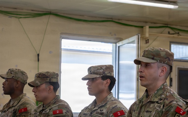 21st Theater Sustainment Command Best Squad Board