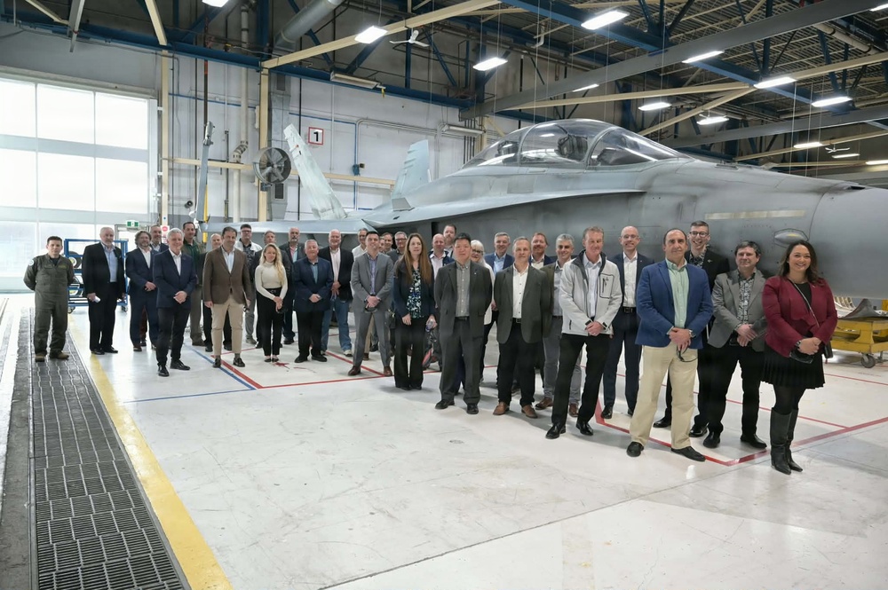 NAVSUP WSS Leaders Attend F/A-18 Hornet Sustainment Summit in Montreal