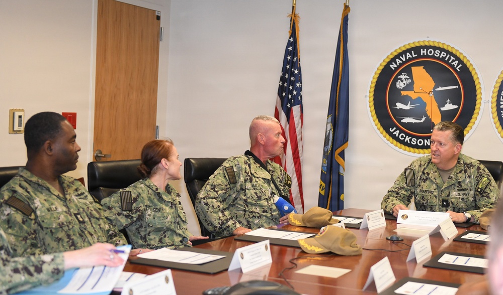 U.S. Navy Chief of Dental Corps visits Naval Hospital Jacksonville