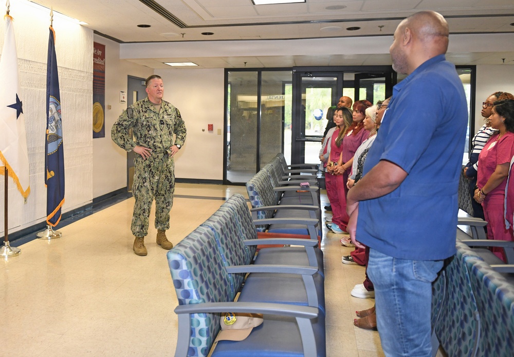 U.S. Navy Chief of Dental Corps visits Naval Branch Health Clinic Jacksonville