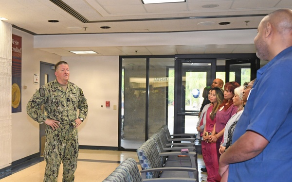 U.S. Navy Chief of Dental Corps visits Naval Branch Health Clinic Jacksonville