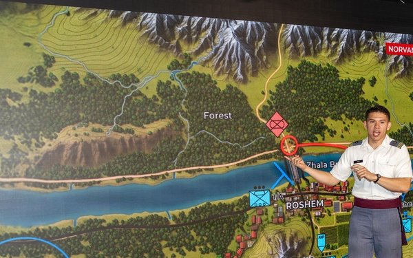 Cadets work with software using Lethal Autonomous Weapons Systems that analyzes tactical decisions, provides ethical score