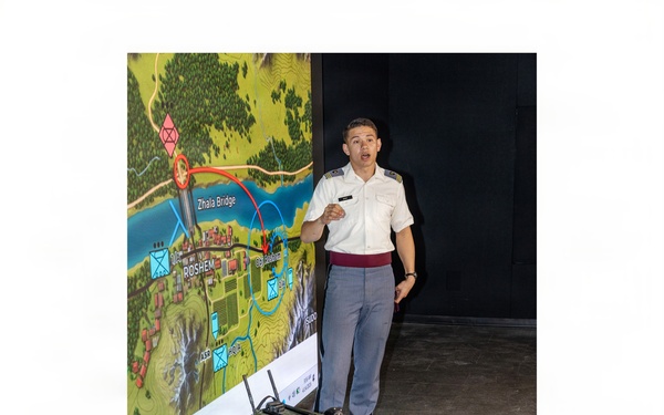 Cadets work with software using Lethal Autonomous Weapons Systems that analyzes tactical decisions, provides ethical score