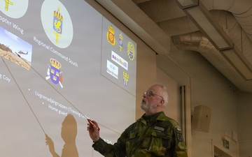 SWORD 26 | Combat Logistics Battalion 24 Receive Swedish Welcome Aboard Brief