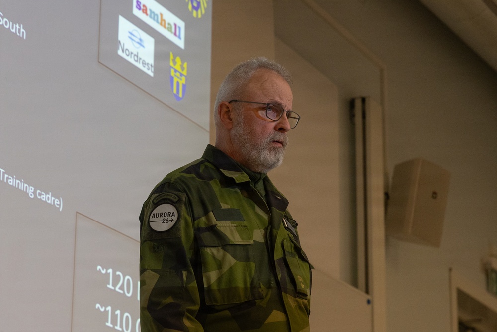 SWORD 26 | Combat Logistics Battalion 24 Receive Swedish Welcome Aboard Brief