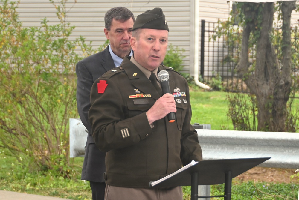 Bridge dedicated to fallen Soldier
