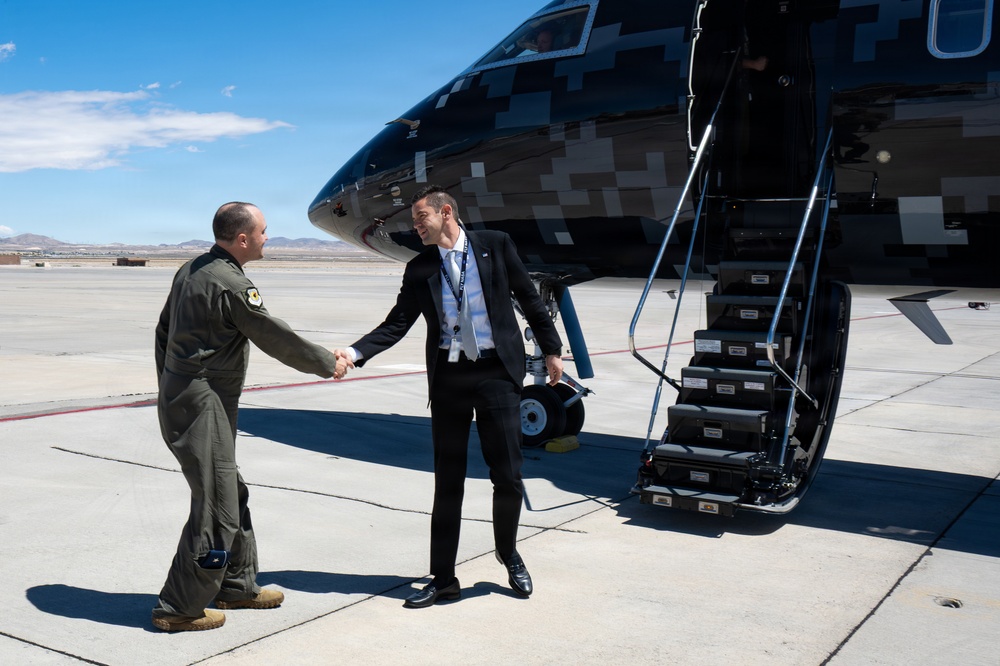 NASA Administrator visits USAF Weapons School at Nellis Air Force Base