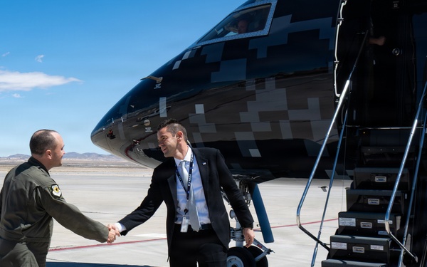 NASA Administrator visits USAF Weapons School at Nellis Air Force Base