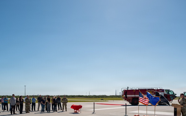 Historic Cape Canaveral Space Force Station Skid Strip renovated for modern space mission needs