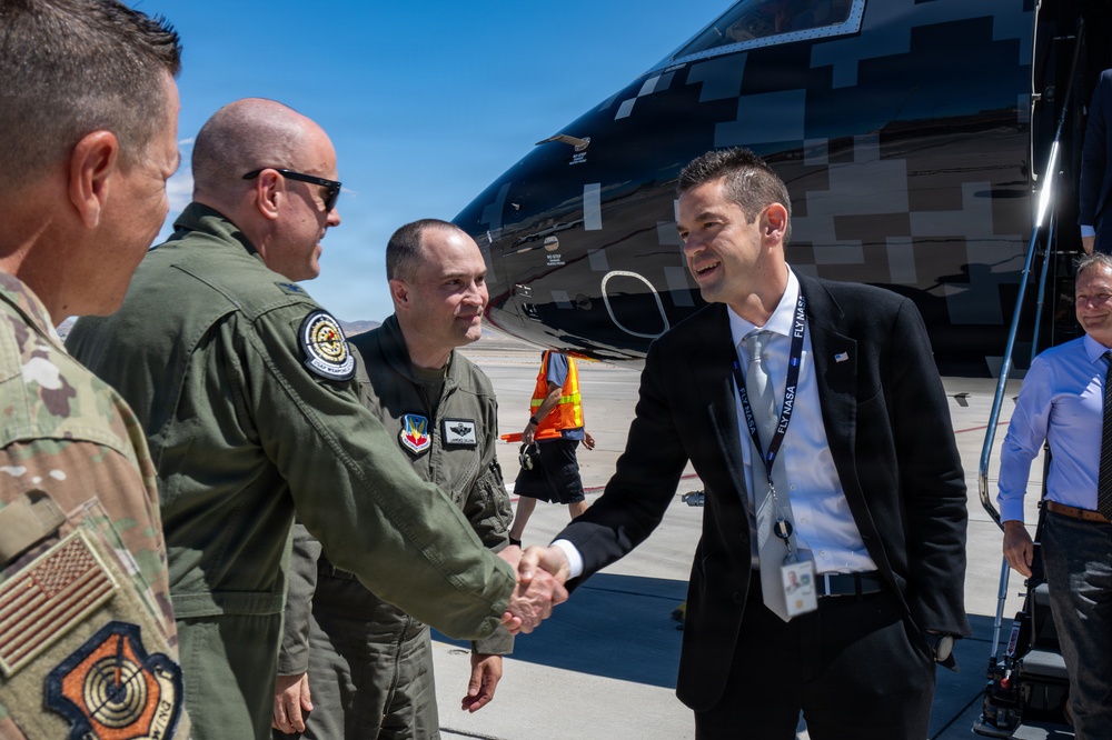 NASA Administrator visits USAF Weapons School at Nellis Air Force Base