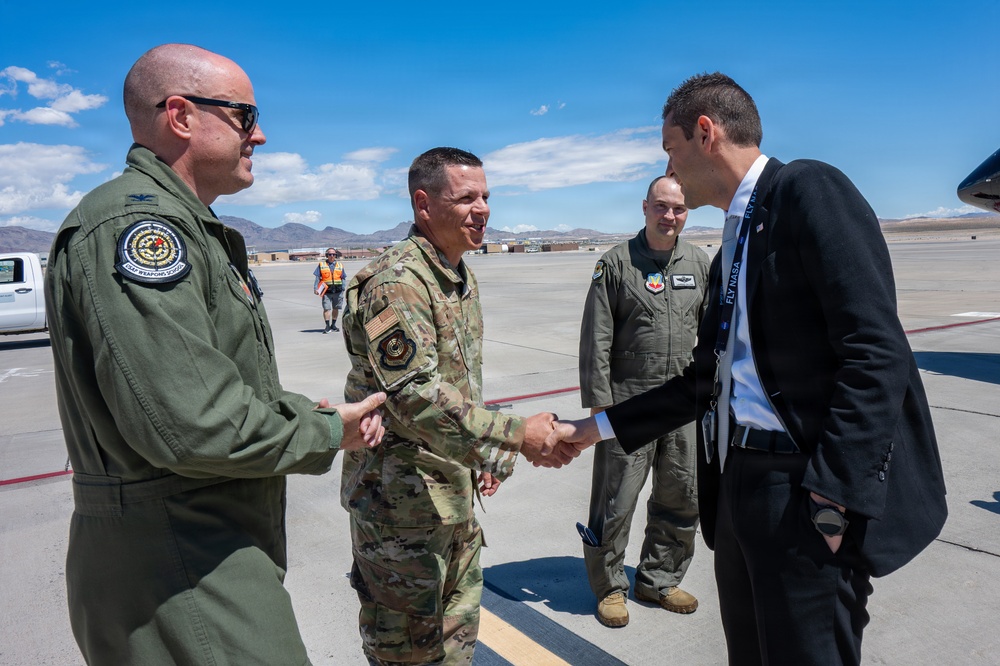 NASA Administrator visits USAF Weapons School at Nellis Air Force Base