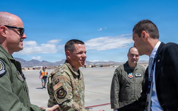 NASA Administrator visits USAF Weapons School at Nellis Air Force Base