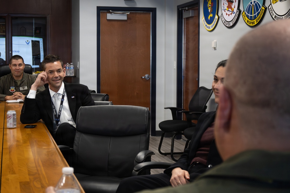 NASA Administrator visits USAF Weapons School at Nellis Air Force Base